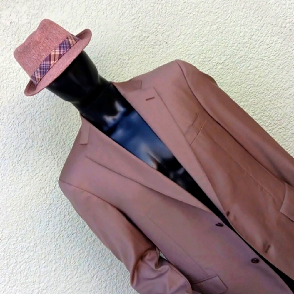 HART SCHAFFNER MARX MEN'S PURE WOOL (2) BUTTON LUXURY BLAZER (USA) - Picture 10 of 17